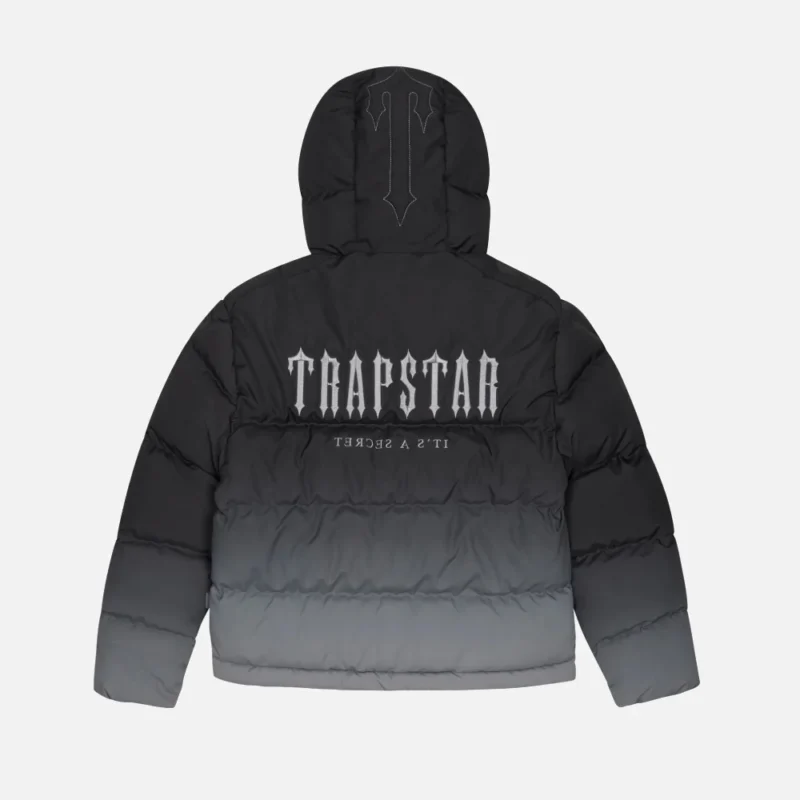 Trapstar London con cappuccio nera 2.0 Giacca