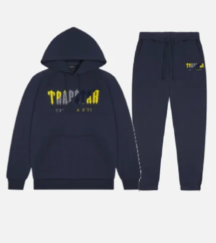 Trapstar London Chenille Blu Navy/Giallo Tuta