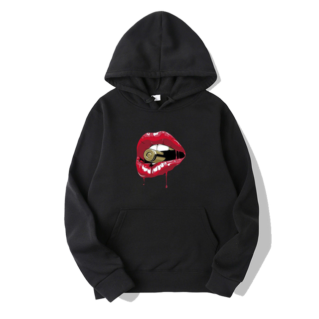 Trapstar London Red Lips TrapStar Felpa